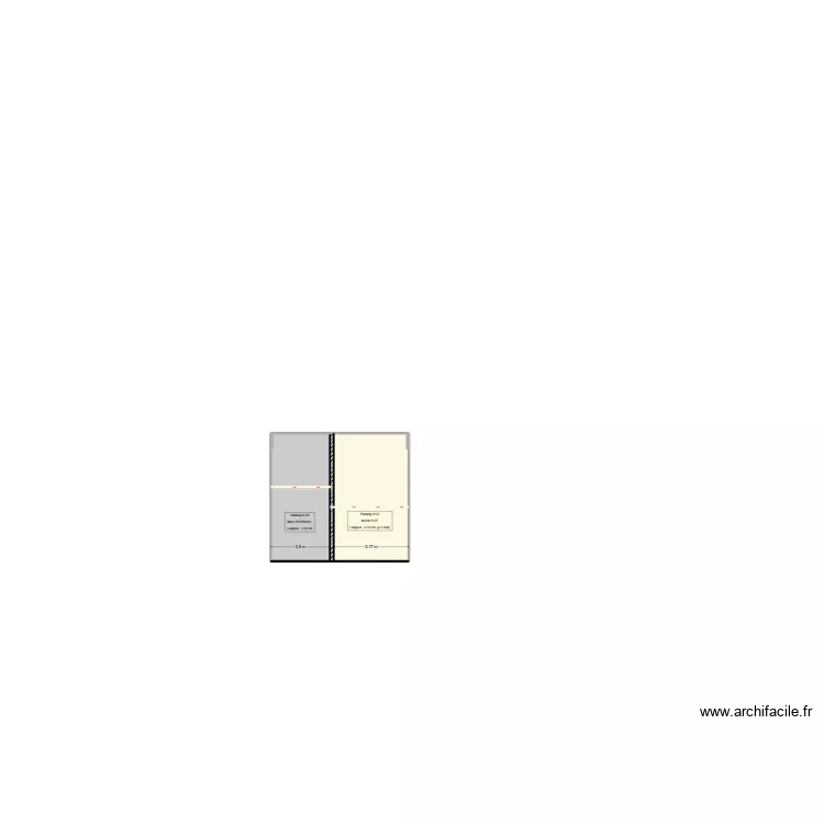 Détail places 37-38. Plan de 2 et 31 m² Détail places 37-38. Plan de 2 et 31 m²