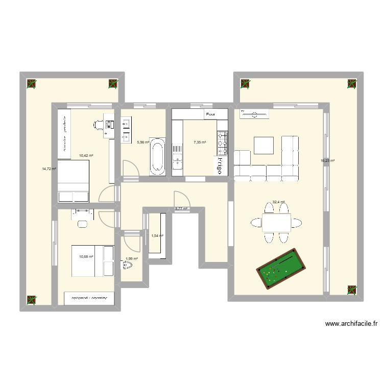 CACAFRE. Plan de 0 pièce et 0 m2