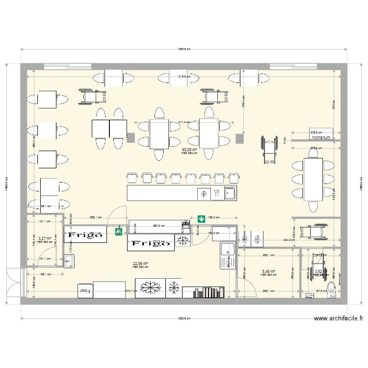 donatien malo 00. Plan de 5 pièces et 125 m2