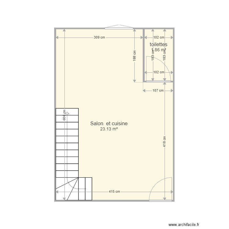 maison la chapelle. Plan de 0 pièce et 0 m2