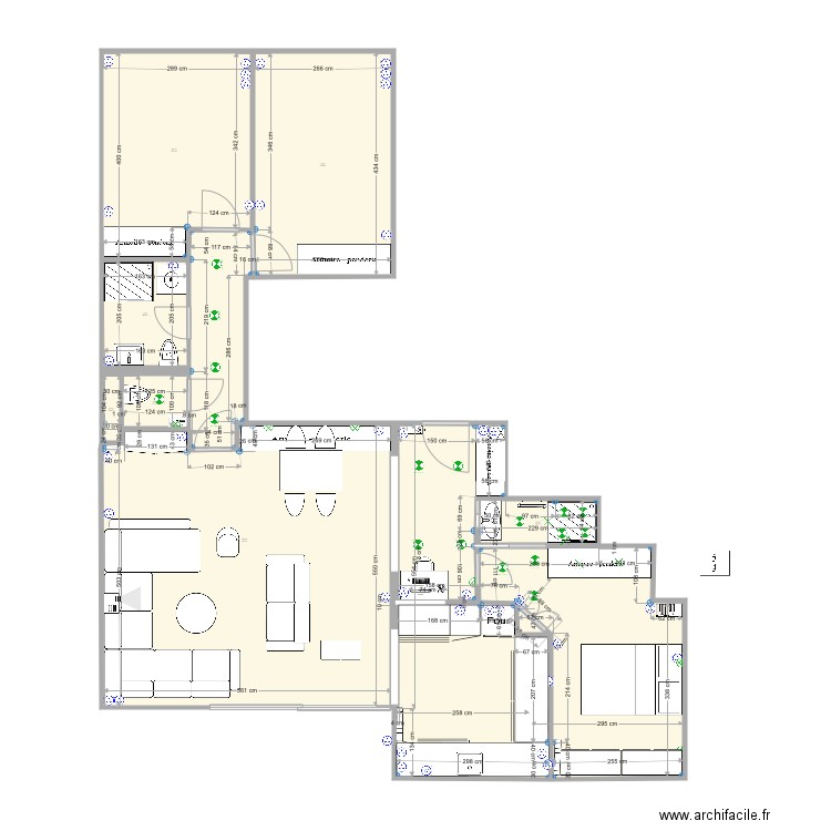 appartement V11. Plan de 0 pièce et 0 m2
