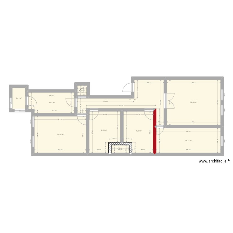 ROME 2. Plan de 0 pièce et 0 m2