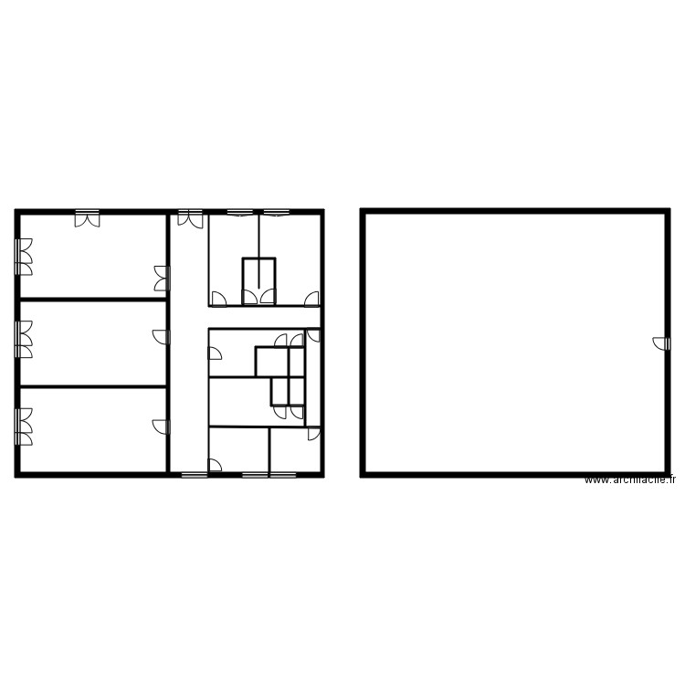 Mairie de LOISEY. Plan de 15 pièces et 503 m2