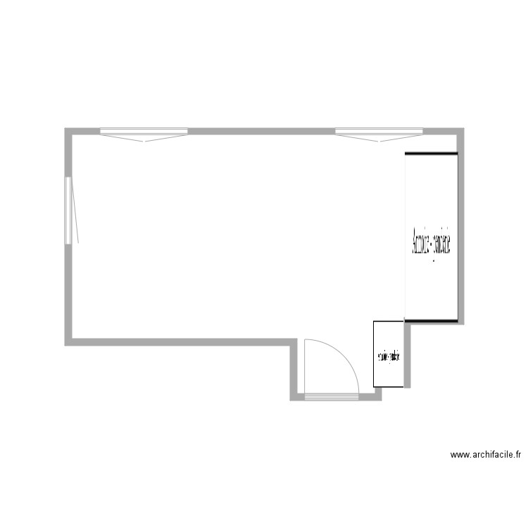 Chambre Lino. Plan de 0 pièce et 0 m2