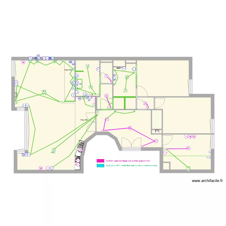 Plan Ariane et Jeremy FUTUR electricit&eacute;. Plan de 