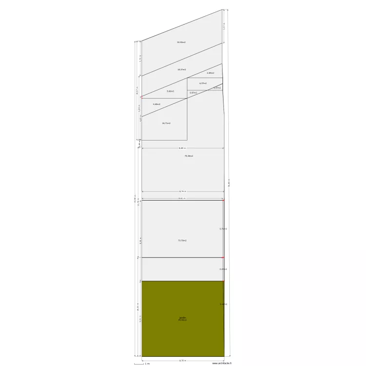 implantation garage en sous-sol. Plan de implantation garage en sous-sol. Plan de