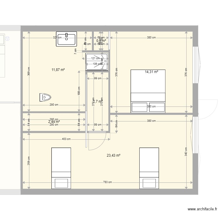 gite 2 eme posibilité. Plan de 0 pièce et 0 m2