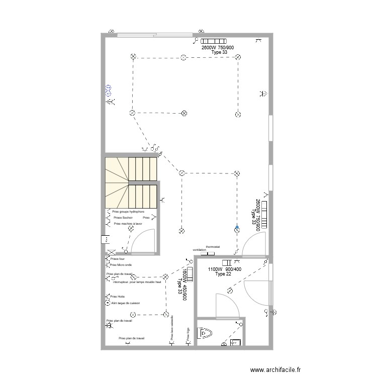 maison Andy. Plan de 0 pièce et 0 m2