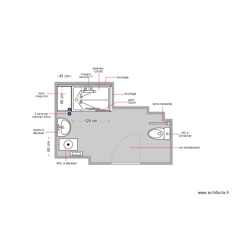 BUZDUGAN. Plan de 1 pièce et 7 m2