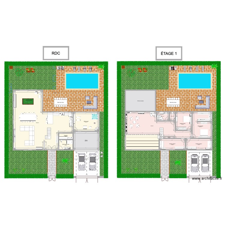 Maison SosoHugo. Plan de 17 pièces et 411 m2