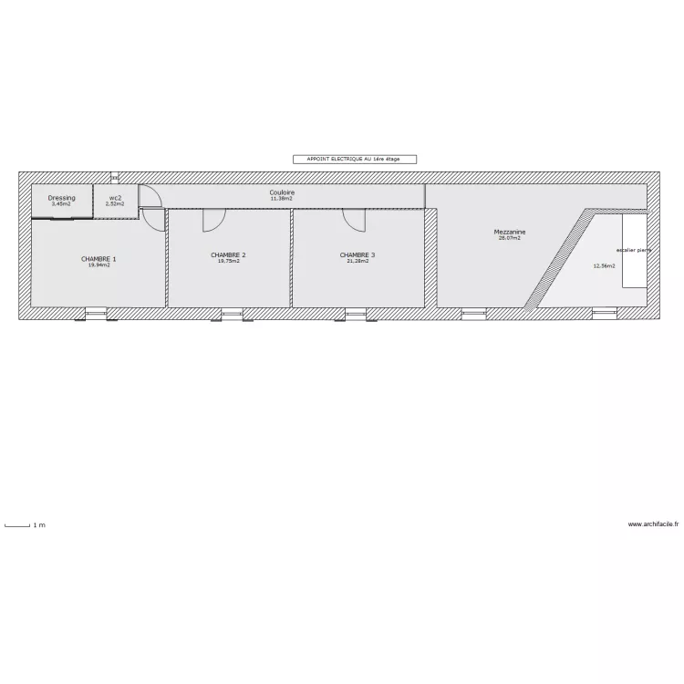 1 ETAGE. Plan de 1 ETAGE. Plan de