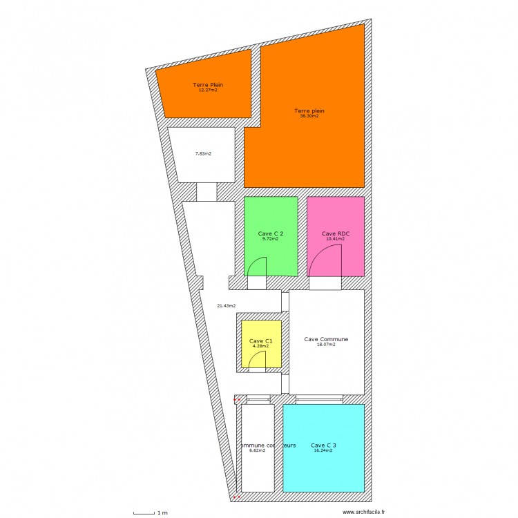 Consolation. Sous-sols. 2. Plan de 0 pièce et 0 m2