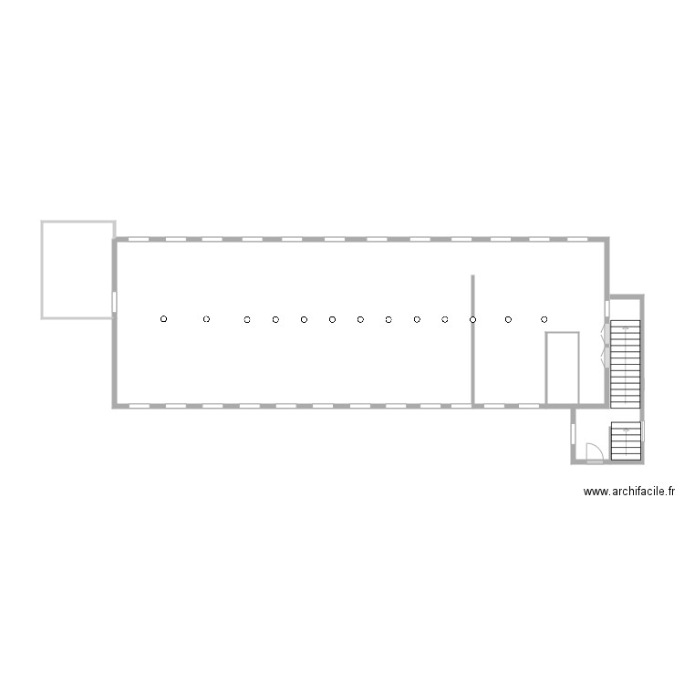 rosiere batiment dortoir RDC. Plan de 0 pièce et 0 m2