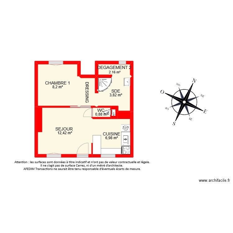 BI9047. Plan de 9 pièces et 37 m2