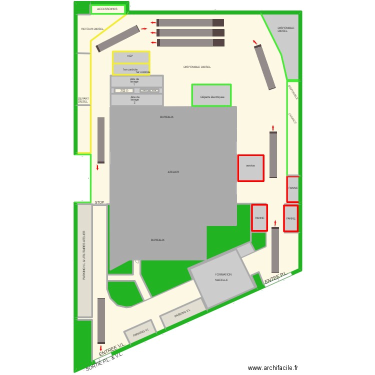 PARIS NORD 2023 MITRY MORY bis. Plan de 37 pièces et 2474 m2