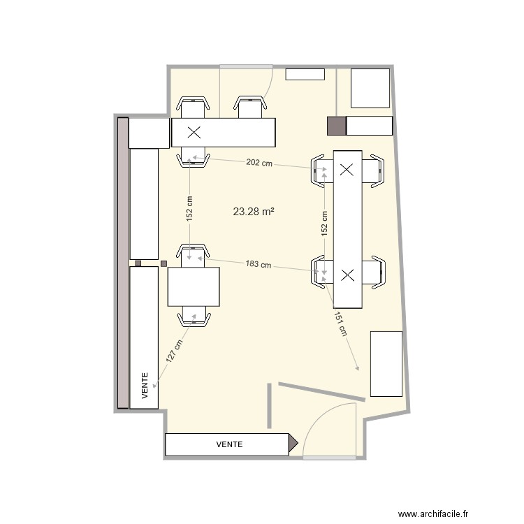 NB1 accueil COVID 2021. Plan de 0 pièce et 0 m2