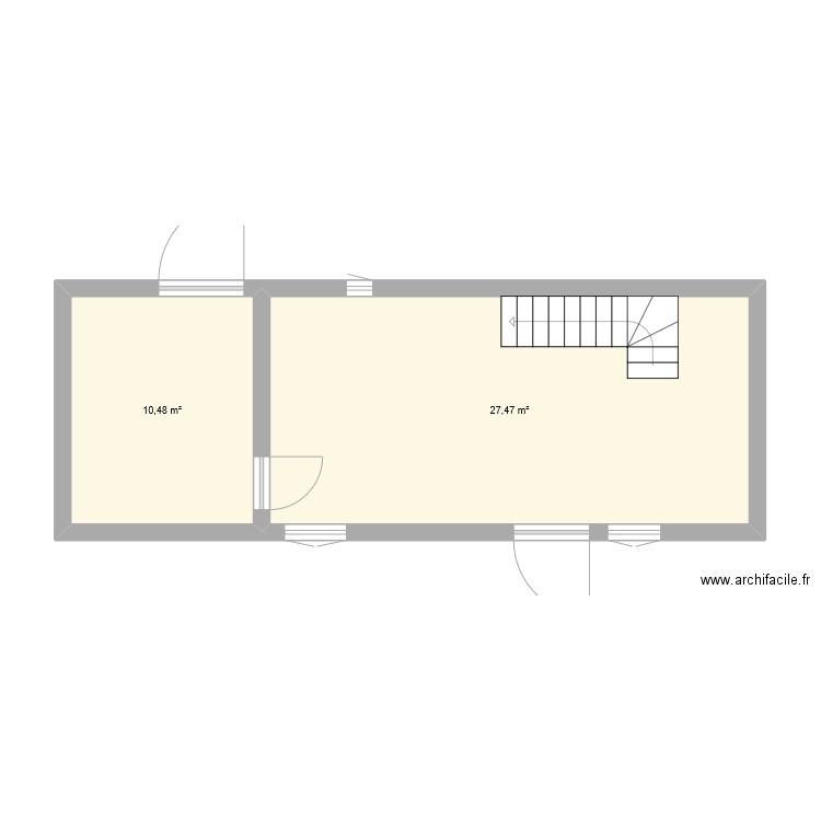 Atelier-Gite. Plan de 0 pièce et 0 m2
