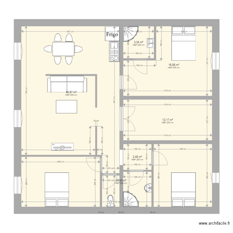 PLAN ARAKELIAN 2EM ETAGE. Plan de 0 pièce et 0 m2