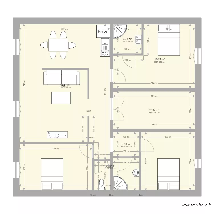 PLAN ARAKELIAN 2EM ETAGE. Plan de 