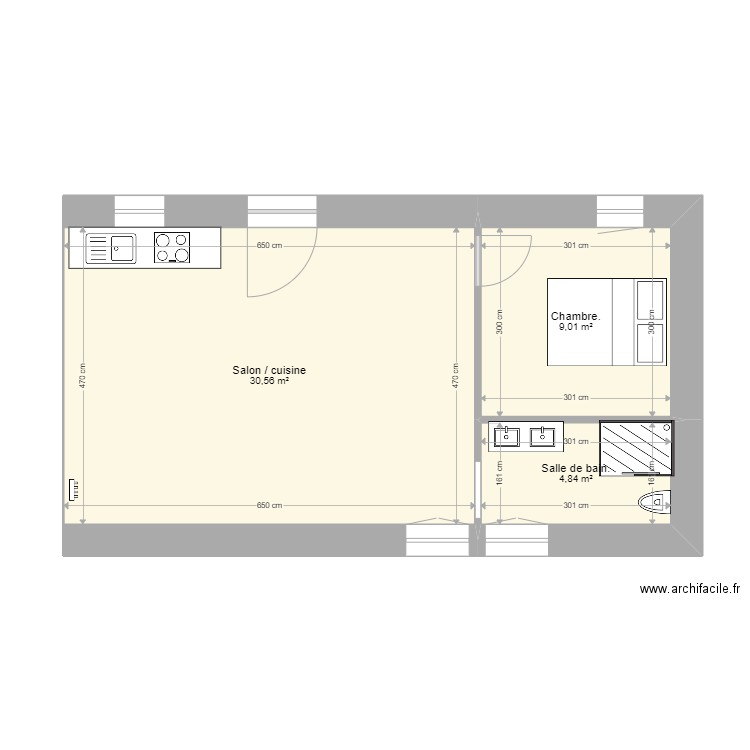 gite. Plan de 0 pièce et 0 m2