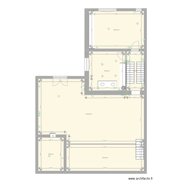 Maison projet. Plan de 0 pièce et 0 m2
