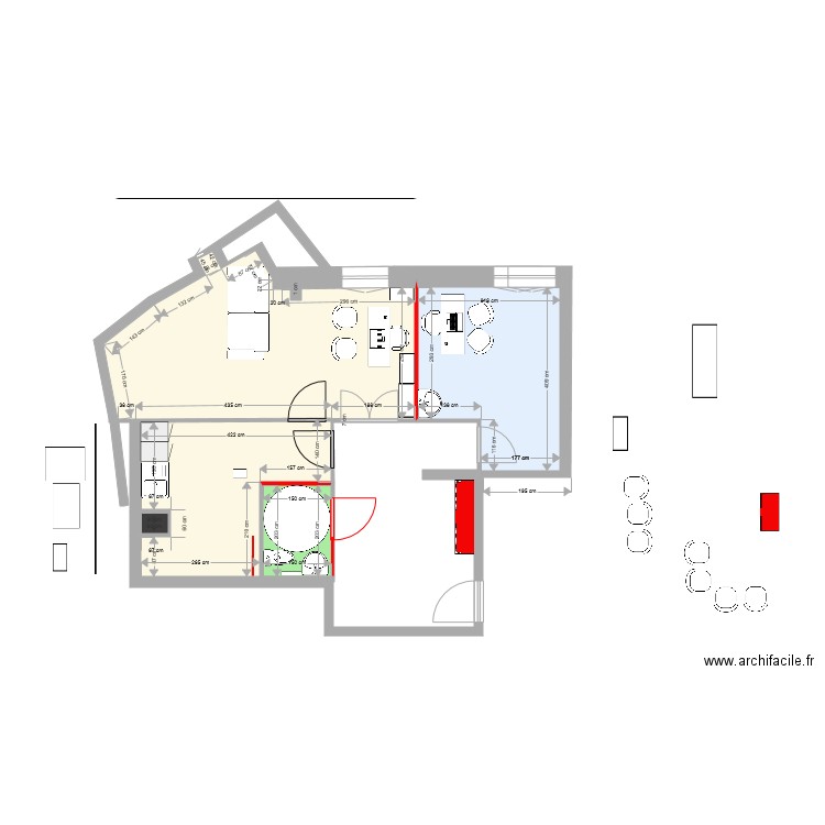 plan amenagement bureau 1. Plan de 0 pièce et 0 m2