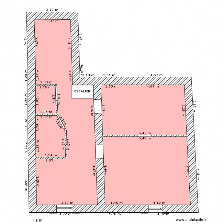Auberge-musée étage. Plan de 0 pièce et 0 m2