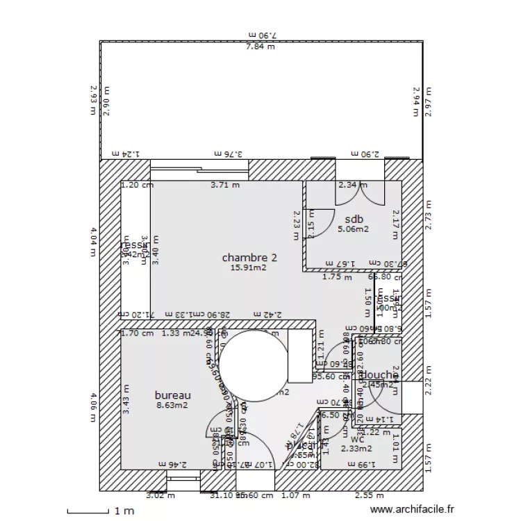 R1  339 AV DU GENERAL LECLERC. Plan de 