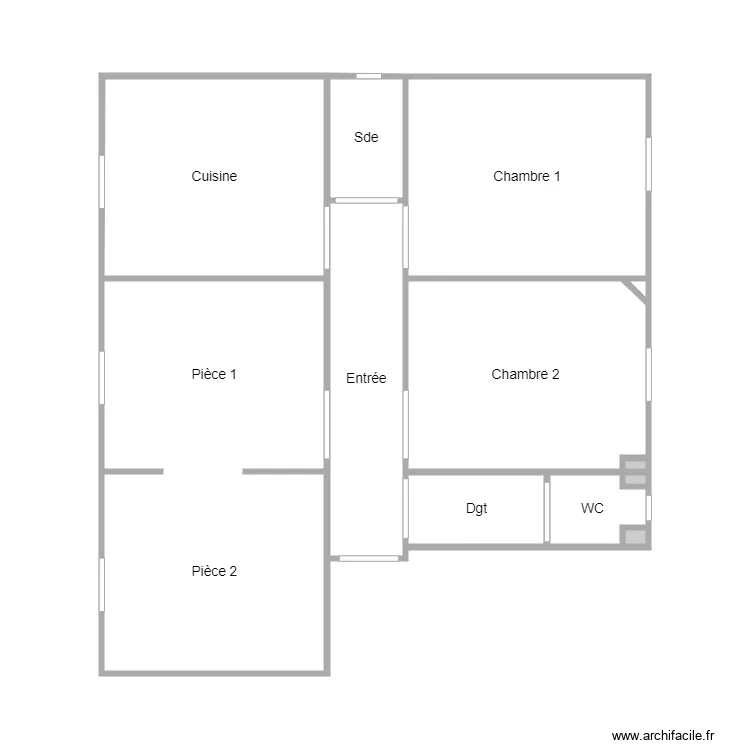 teboul vitry F4. Plan de 