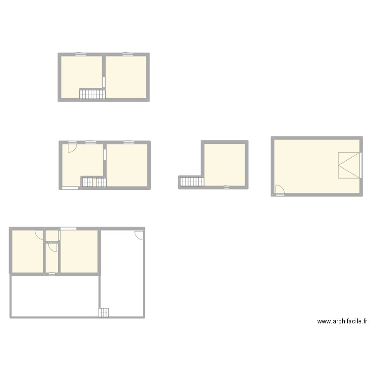 Dorient. Plan de 13 pièces et 149 m2