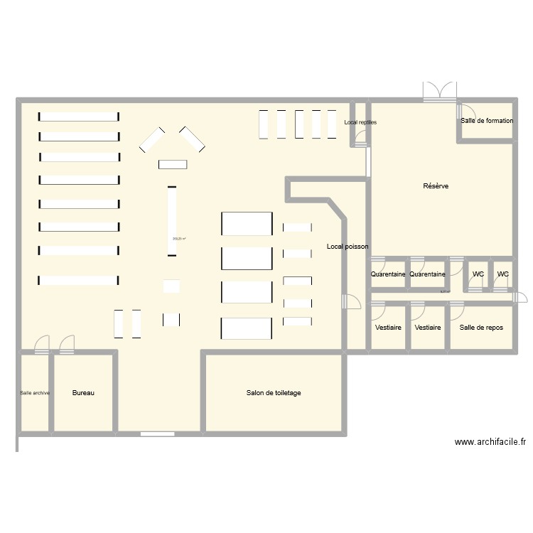 Plan Maxi Zoo. Plan de 0 pièce et 0 m2
