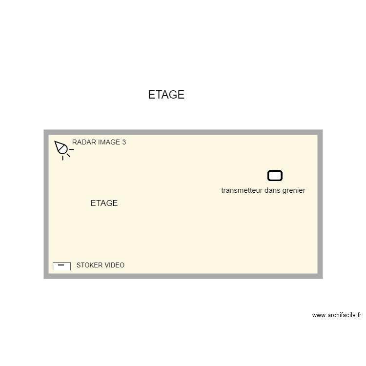 CONSTANT alarme étage. Plan de 0 pièce et 0 m2