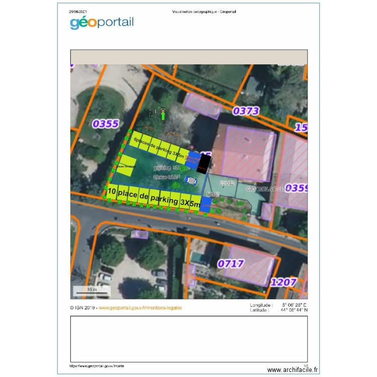 presbiteres. Plan de 0 pièce et 0 m2