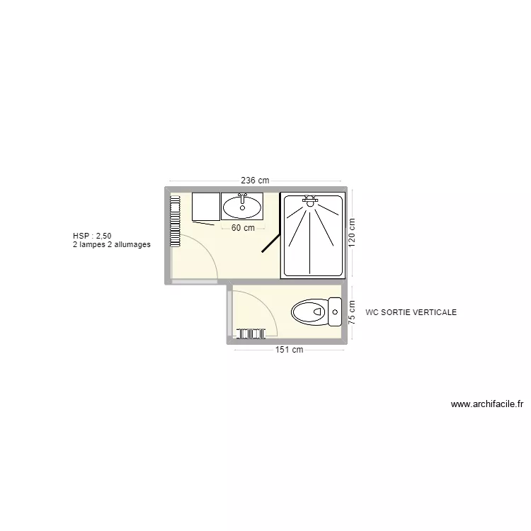 SCI RONBINAUD . Plan de 