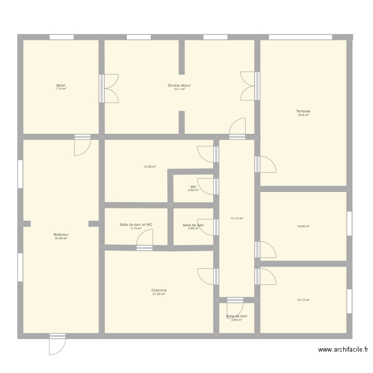 Maison familiale. Plan de 0 pièce et 0 m2