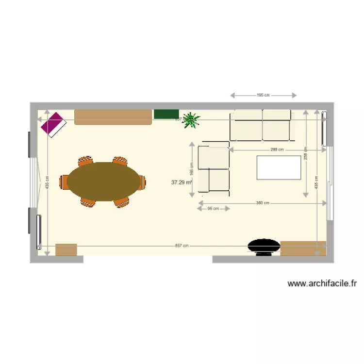 Salon séjour Kanfen style 2018. Plan de Salon séjour Kanfen style 2018. Plan de