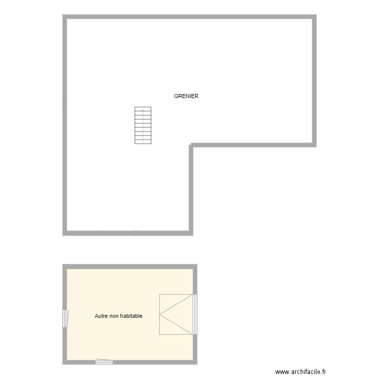 Croquis DESCHATRES BAPST Annexes. Plan de 0 pièce et 0 m2