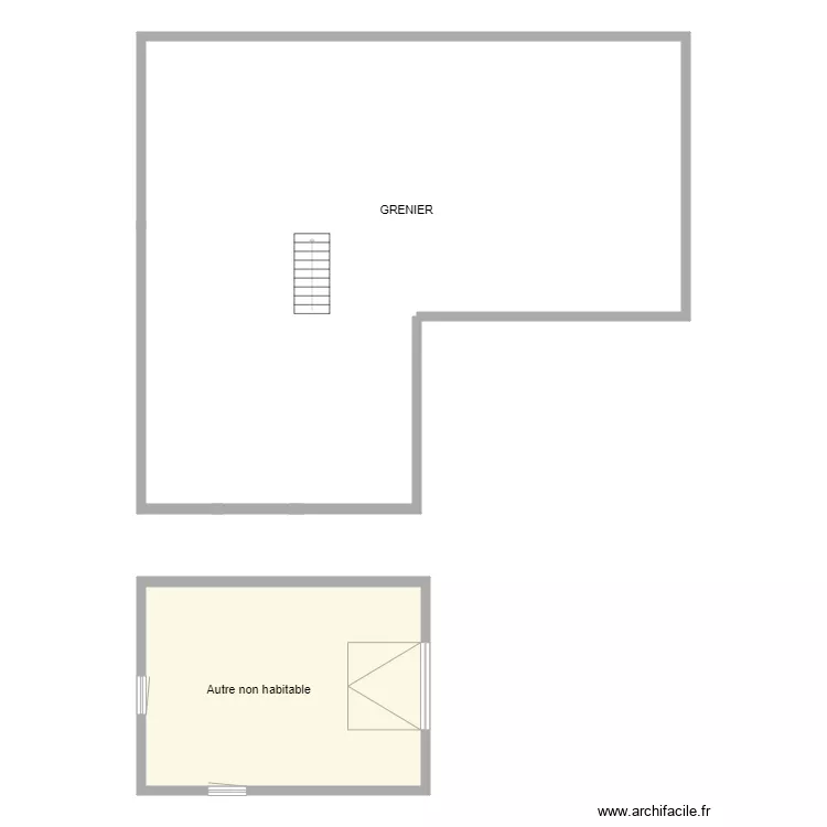 Croquis DESCHATRES BAPST Annexes. Plan de 