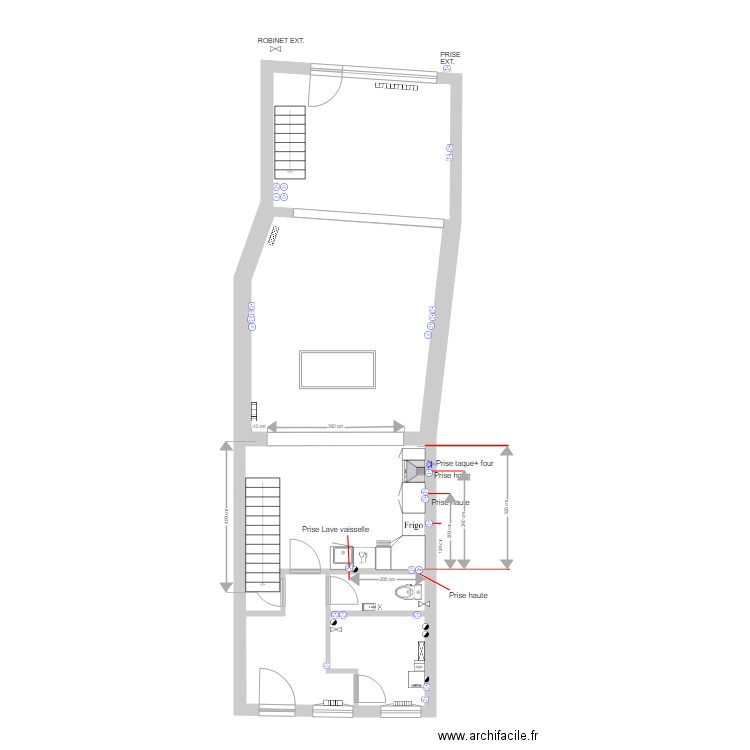 LESSINES 12-12-2022. Plan de 9 pièces et 153 m2