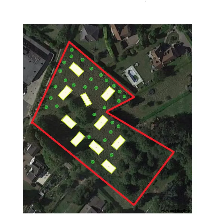 implantation waterloo. Plan de 0 pièce et 0 m2