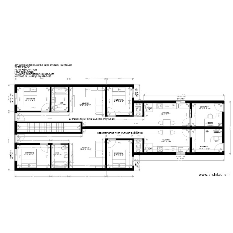 5 12 5282 5290 Papineau VF ATELIER TRIA. Plan de 0 pièce et 0 m2