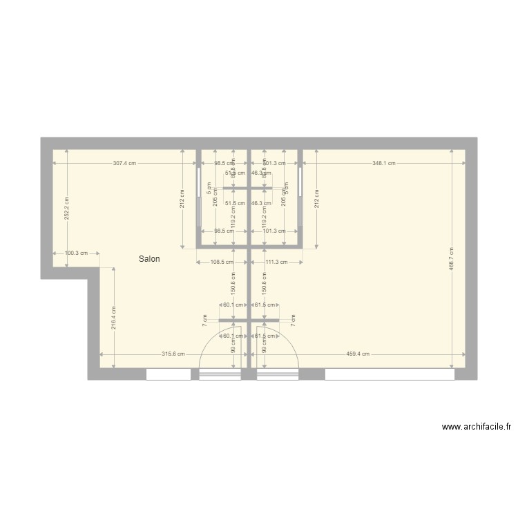 courtois cotes. Plan de 0 pièce et 0 m2