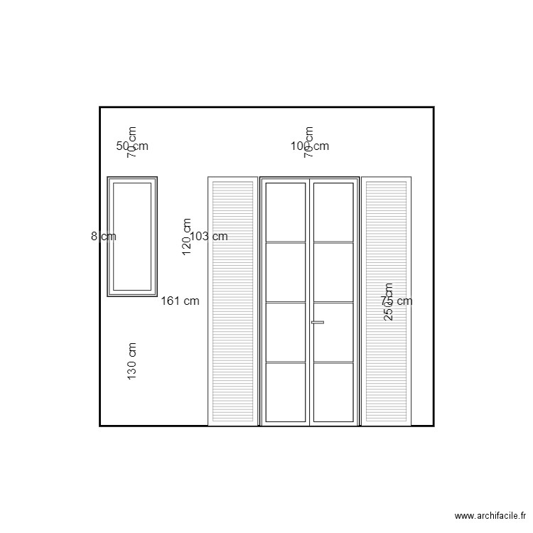 facade ouest . Plan de 0 pièce et 0 m2