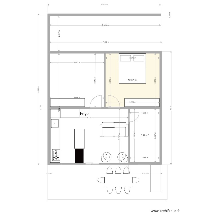 Casa Ian Extencao2. Plan de 0 pièce et 0 m2