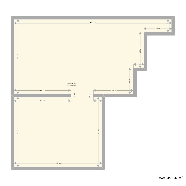 lolo&patrick. Plan de 1 pièce et 101 m2