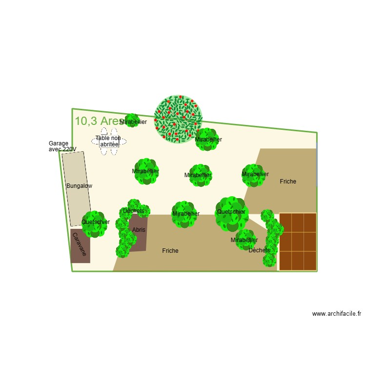Aménagement verger 01. Plan de 0 pièce et 0 m2