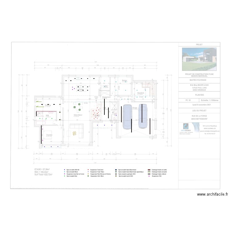 MAHIR RDC. Plan de 0 pièce et 0 m2