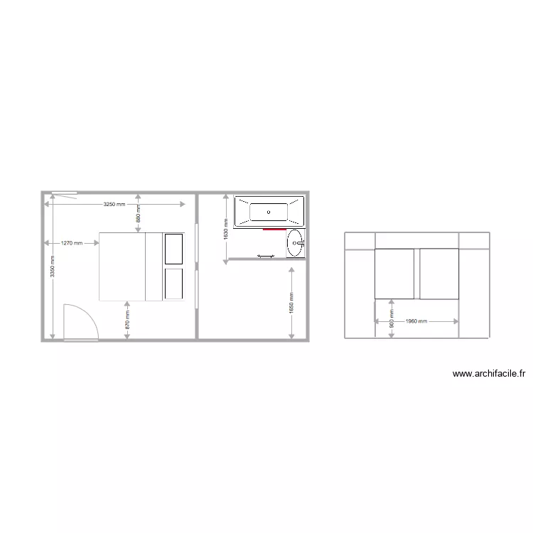 Chambre 3 1 autre. Plan de 