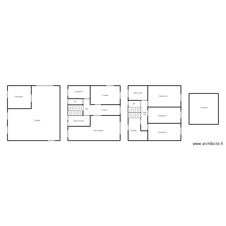 KERLAZ JAOUEN. Plan de 0 pièce et 0 m2