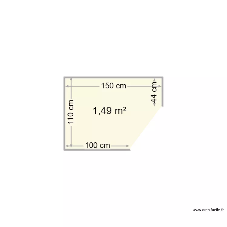 DARCHAN DOUCHE. Plan de 